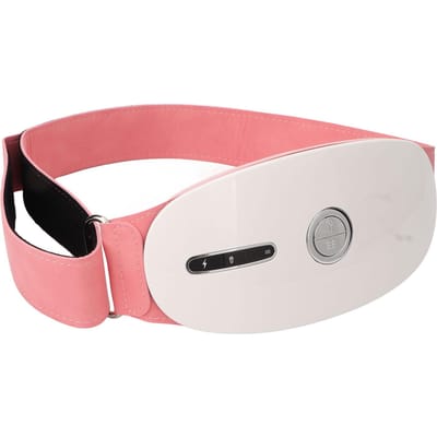 Ceinture Chauffante Menstruelle 3 Niveaux de Température Chauffage Rapide Vibration Ceinture Électrique pour la Taille pour Femmes