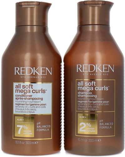 Redken All Soft Mega Curls Shampoo + Conditioner - 2 x 300 ml