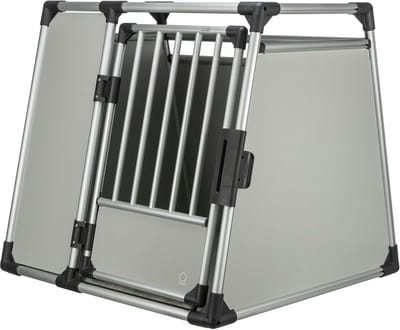 Stevige Aluminium Transportkennel voor Honden - XL Reiskrat Auto & Vliegtuig