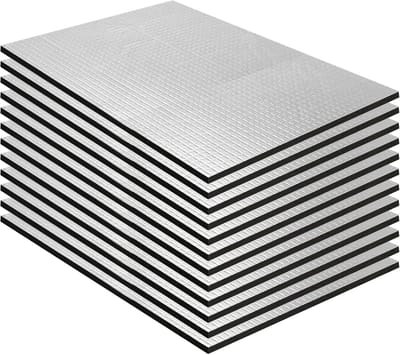 12-pack zelfklevende geluids- en warmte-isolatie matten voor auto - thermische isolatie - 40 x 25 cm