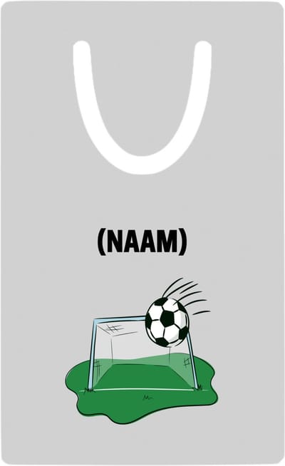 Hacebo® - Voetbal met eigen naam metalen boekenlegger - Voetbal - Voetballer - Sport Bladwijzer boekenleggers - 7.6 cm x 5cm