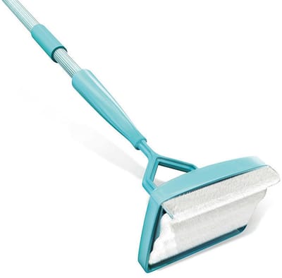 Plintreinigingsgereedschap met handvat, 5 herbruikbare reinigingsdoekjes