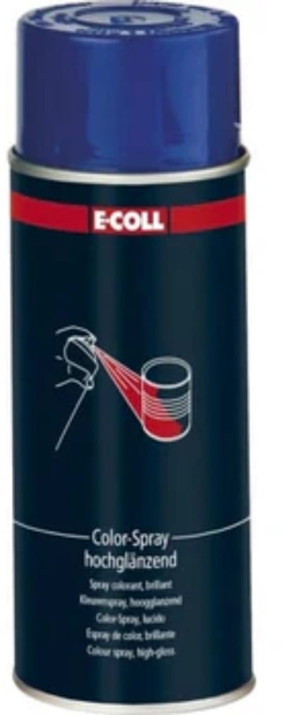 E-COLL Spuitbus RAL5010 Blauw 400ml Hoogglanzend - 4317784305846