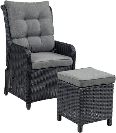 Dublin tuinstoel verstelbaar | Black + Hocker 40x40 | Black