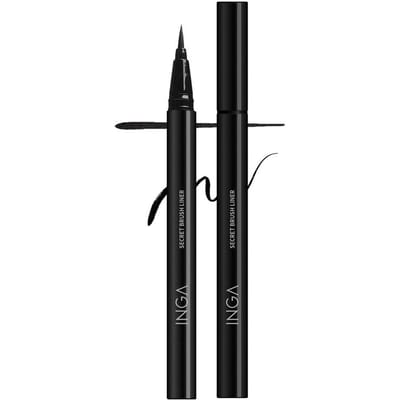 INGA Secret Brush Liner 0,6 g - 2 kleuropties / volledig bewijs (water en olie) zwart