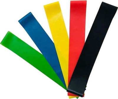 Jumada's - Weerstand-banden - Resistance-bands - Fitness - Elastiek - Verschillende weerstanden - Set van 5