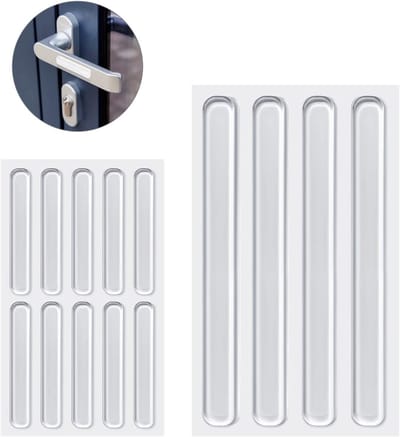Elastic Buffers 14pcs - Transparante Siliconen Pads, Zelfklevende Rubber Voeten, Deurstoppers voor Meubels, Kasten en Elektronische Producten