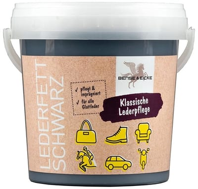 B&E Ledervet zwart 1L