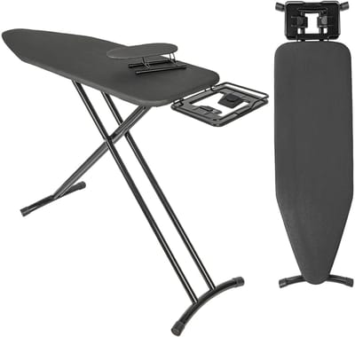 Dailygoods- Strijkplank Opvouwbaar 110 x 30 cm - Hittebestendige Bekleding - Verstelbare Hoogte - Antislipvoeten - Duurzaam - Ruimtebesparend - Strijktafel