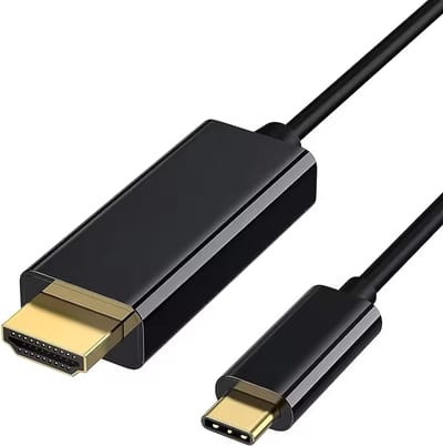Qost - USB-C naar HDMI kabel - 1,8 meter - Zwart - 4K / 60Hz - PVC - 4K Ultra HD - Type C to HDMI