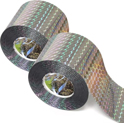 Consumerce® Vogel Afschrik Lint 80 Meter - 2 Stuks - Duiven Verjager – Duivenwering – Duivennet – Kraaien Afweermiddel – Duivenverjager – Vogelverjager – Duivenpinnen – Vogelafschrikker – Verschrikker – Vogelverschrikker