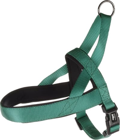 Flamingo Abbi Noors - Harnas Honden - Noors Harnas Abbi Groen S 40-50cm 20mm - 1st - 190727 - 1st