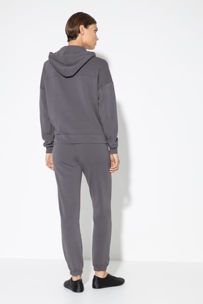 Jas met capuchon Serie Pure Softness Serious Grey