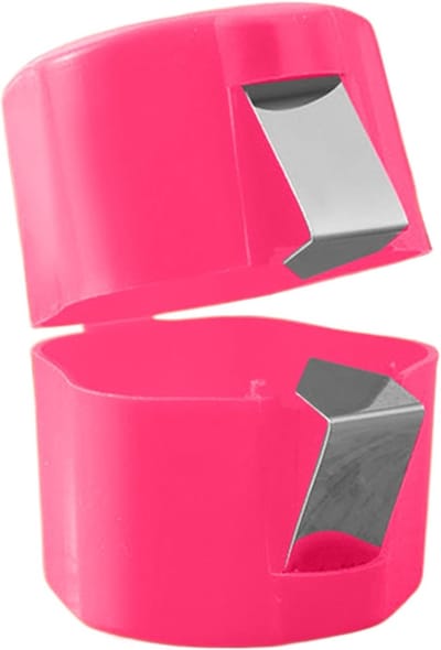Eierschaal Opener - Keuken Tool - Efficiënt Koken - Eenvoudige Knop Bediening - 5.5x5.5x7 cm - Roze