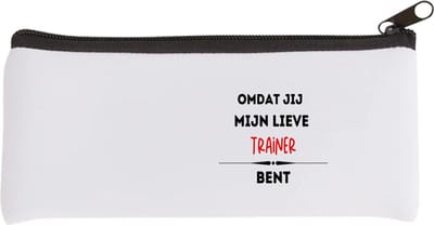 Akyol - omdat jij mijn lieve trainer bent Etui - Trainer - de liefste trainer - sport - verjaardag - cadeautje voor trainer - kado - geschenk - 20 bij 9 cm