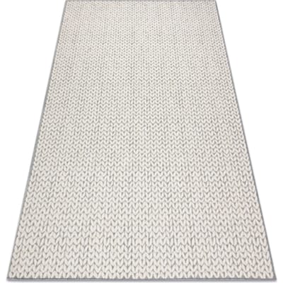 Kleden Rugsx Tapijt SPRING 20467332 Zilverspar chevron Sisal 80x150 cm