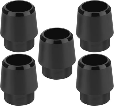 5Pcs 1cm Tapered Golf Ferrules in Zwart voor Mavrik, Rogue en Epic Clubs - Hoogwaardige Kwaliteit en Precisie