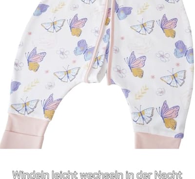 Baby Zomerslaapzak met Voeten van 100% Katoen - 0,5 TOG - Ideaal voor Peuters en Kleinen