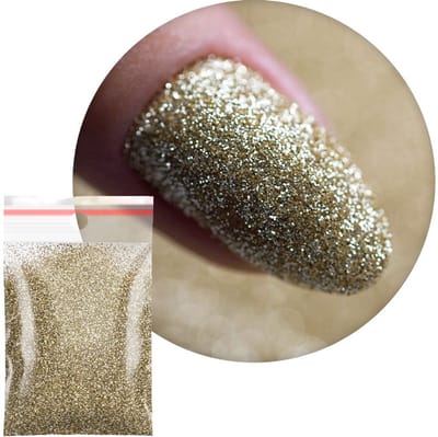 MollyLac - Nail Art Glitter - Gouden Brokaat - 20g