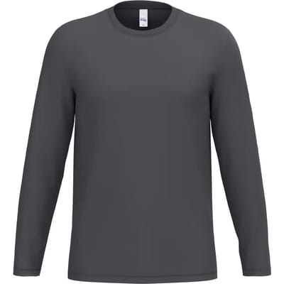 iDeal Basic Brand iDeal190 uniseks T-shirt LSL IB323 - Ideal Dark Grey - M