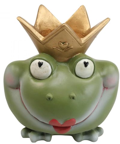 Frog King Deco Vaas Tuindecoratie Kikkervaas 21×17,5×23cm