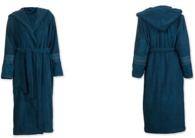 Pip Studio Soft Zellige Badjas - Donkerblauw