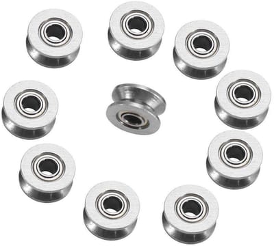 Kogellagers voor mini-riemschijf en lineair systeem - V-groefkogellagers V624ZZ.