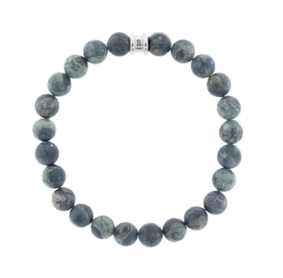 Steel & Barnett Stones Armband - Matt Kabamba