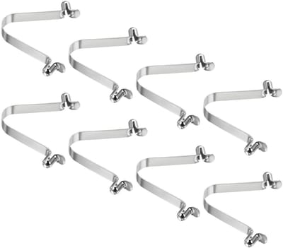 8.5 x 6mm Kayak Pala Push Buttons - 8-Pack Dubbele Pin Locking Clips voor Camping en Tenten