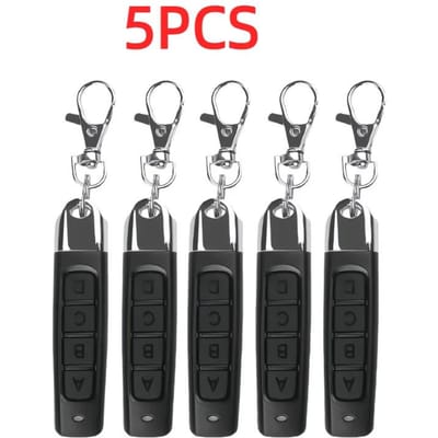 433mhz Afstandsbediening Duplicator Universele Afstandsbediening Sleutel Kopiëren Kloon Vervanging Garagepoort Sleutelhanger RF 433.92Mhz Zender China Mainland fuchsia-zwarte kleur