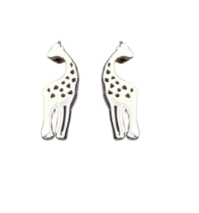 Oorbellen -Giraf -RVS-Charme Bijoux