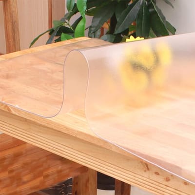 Tafelkleed Beschermfolie - Tafelmat PVC - Tafel Beschermen - Mat Transparant - 40x40cm - Rechthoek Mat