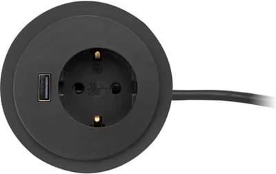 Rond inbouw powerbox 60mm Wit