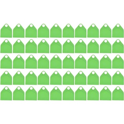 50 STUKS Vee Identificatie Blanco Tags Herbruikbare TPU Dieren Nek Hangende Tag Labels voor Boerderij