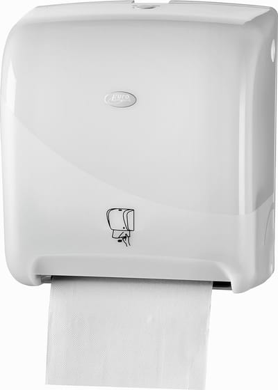 Pearl White handdoekautomaat | Tear & Go