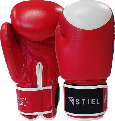 Stiel Pro Boxing Bokshandschoenen - met target - Rood (Beschikbaar in verschillende maten)