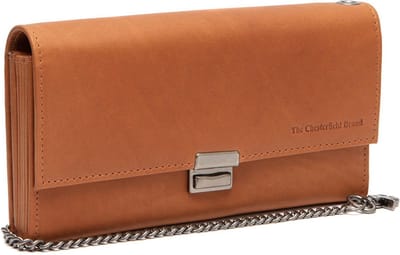 The Chesterfield Brand Leren Kelnerwissel Portemonnee Bora Waiter Wallet Cognac Terracotta