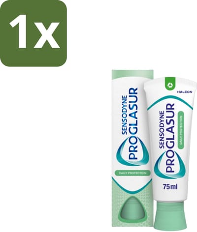 1 x Sensodyne Tandpasta ProGlasur Daily Protection Daily Protection 75 ml - Tanderosis - Tandpasta - Gevoelige Tanden - Tandglazuur - Gaatjes
