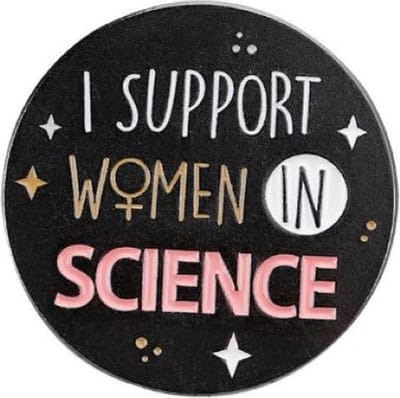 Pin Broche - enamel pin - kledingspeld - Women in science