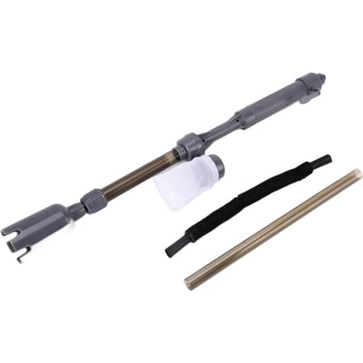 Aspirateur électrique pour aquarium télescopique multifonction pour gravier et sable gray