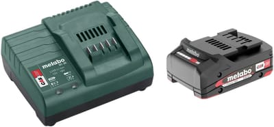 Metabo 18V Accu Basisset | 2,0 Ah Accu | SC30 Lader