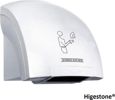 Handdroger | 1800 Watt | Droogtijd 10 - 12 Sec. | Luxe | Snel Je Handen Drogen | Papier Dispenser | Horeca | Higestone | Wit