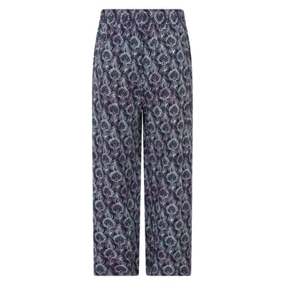 Mountain Warehouse Dames/Dames Fowey Lichtgewicht Pauwenveren Broek (Marine)