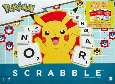 Mattel Games Scrabble Pokémon