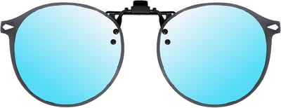 Thijox - Gepolariseerde Zonnebrilclip, Opklapbaar, Ultralicht, 100% UV-bescherming, Zonnebriloverzetbril voor Heren en Dames, Ideaal voor Autorijden e