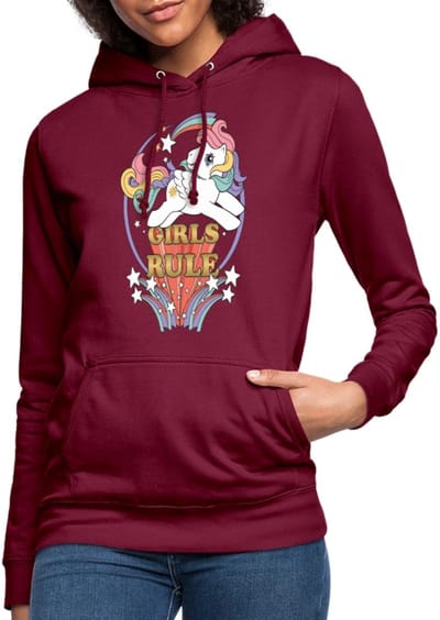 My Little Pony Retro Girls Rule Statement Hoodie Dames