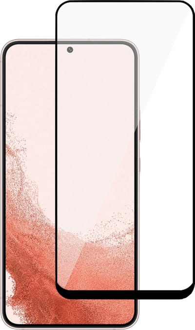 Screenprotector geschikt voor Samsung S22 – Full Screen Protector Tempered Glass