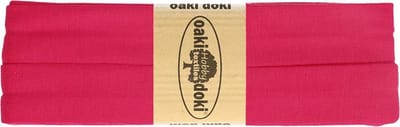 Oaki Doki Jersey Tricot Biaisband 20mm – 3 Meter – Fuchsia Roze 917 – Elastisch Afwerkingslint voor Stretchstoffen