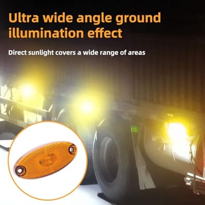 Begrenzingslamp amber 12V LED voor aanhangers, caravans, vrachtwagens en meer
