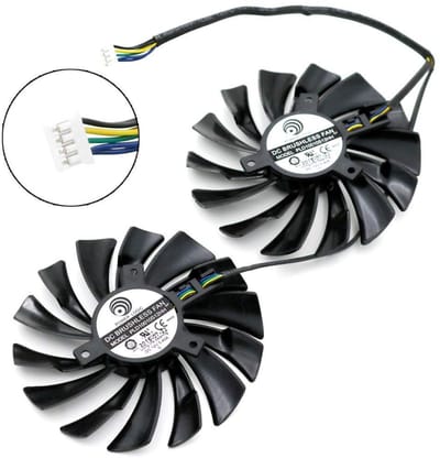 Grafische Kaart Ventilator - PC Koeler - Component Koeling - 4-Pin Connector - 10cm Diameter